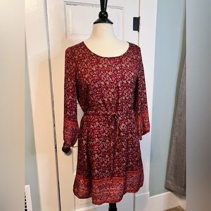 Franchescas Long Sleeve Scandinavian Style Dress, Medium